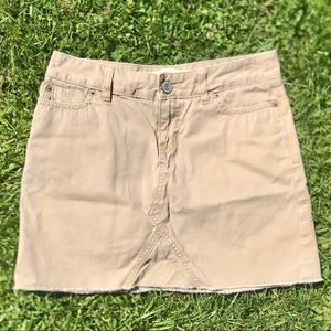 Gap Jeans Cute Mini Skirt Tan Brown Womens 1 (O)
